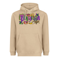 Mushroom louisiana mardi gras Heavyweight Hoodie - LillyAllenDesigns