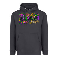 Smoke louisiana mardi gras Heavyweight Hoodie - LillyAllenDesigns