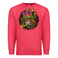 Cardinal Mardi Gras red Angus Premium Sweatshirt - LillyAllenDesigns