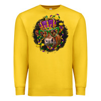 Lemon Mardi Gras red Angus Premium Sweatshirt - LillyAllenDesigns