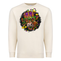 Sandshell Mardi Gras red Angus Premium Sweatshirt - LillyAllenDesigns