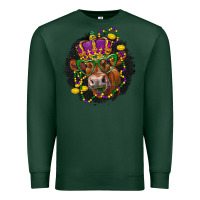 Sports Green Mardi Gras red Angus Premium Sweatshirt - LillyAllenDesigns