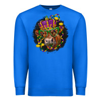 True Royal Mardi Gras red Angus Premium Sweatshirt - LillyAllenDesigns