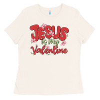 Bone jesus is my valentine Ladies Tee - MaliasSmallBusiness