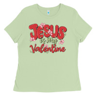 Matcha jesus is my valentine Ladies Tee - MaliasSmallBusiness