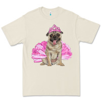 Bone balerina pug with tutu Premium Tee - RanaPortraitStore