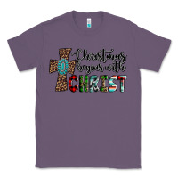 Lavender christmas begins with christ Classic Tee - AdoDesignShop