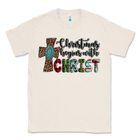 Natural christmas begins with christ Classic Tee - AdoDesignShop