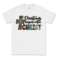 White christmas begins with christ Classic Tee - AdoDesignShop