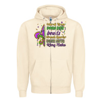 Sandshell mardi gras parades beads french quarter beignets k Zipper Hoodie - MaliasSmallBusiness