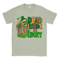 Matcha dead inside but lucky  with skeleton Classic Tee - AdoDesignShop