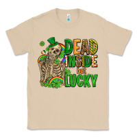 Mushroom dead inside but lucky  with skeleton Classic Tee - AdoDesignShop