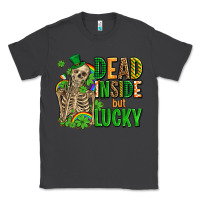 Smoke dead inside but lucky  with skeleton Classic Tee - AdoDesignShop