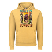 Vintage Mustard long live cowboys Vintage Hoodie - FaDigitalArtStudio
