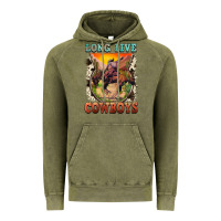 Vintage Olive long live cowboys Vintage Hoodie - FaDigitalArtStudio