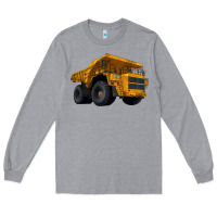 Heather Grey Dump Truck Long Sleeve Tee - LillyAllenDesigns