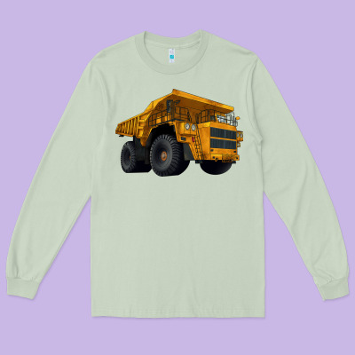 Dump Truck Long Sleeve Tee Designed By Lillyallendesigns