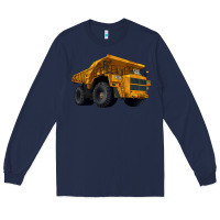 Navy Dump Truck Long Sleeve Tee - LillyAllenDesigns