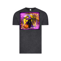 Vintage Black witchy cat tumbler Vintage Tee - BundleAndBundleShop