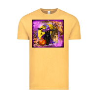 Vintage Mustard witchy cat tumbler Vintage Tee - BundleAndBundleShop