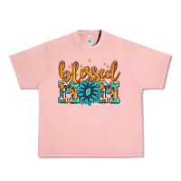 Salmon blessed mom with gemstone Urban Heavy Tee - AdoDesignShop