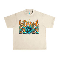 Sandshell blessed mom with gemstone Urban Heavy Tee - AdoDesignShop