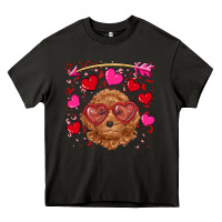 Asphalt valentine's day toy poodle Heavy Core Tee - RanaPortraitStore