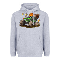 Monster Truck Sports Heavyweight Hoodie | Teevron