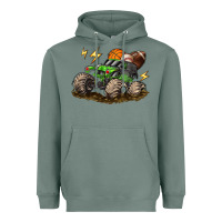 Sage monster truck sports Heavyweight Hoodie - LillyAllenDesigns