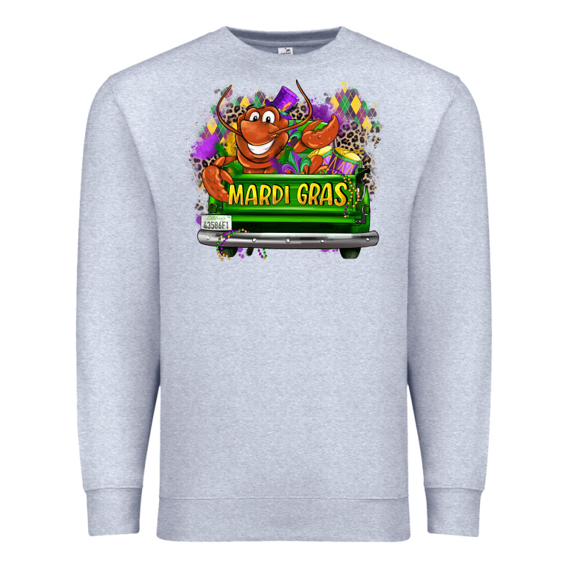 Mardi Gras Truck Premium Sweatshirt by LillyAllenDesigns | Teevron