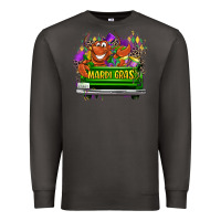 Smoke Mardi Gras truck Premium Sweatshirt - LillyAllenDesigns