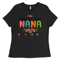 Black blessed to be called nana Ladies Tee - MaliasSmallBusiness