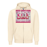 Sandshell valentine's day gnomes Zipper Hoodie - MaliasSmallBusiness