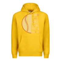 Lemon I Know I Play Like A Girl Try To Keep Up Softball Premium Hoodie - Bettercallsaul