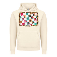 Vintage Artic race background with leopard frame Vintage Hoodie - HRA Design Shop
