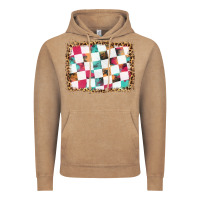 Vintage Coffee race background with leopard frame Vintage Hoodie - HRA Design Shop