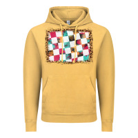Vintage Mustard race background with leopard frame Vintage Hoodie - HRA Design Shop
