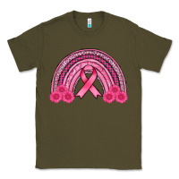 Army Green breast cancer rainbow Classic Tee - AdoDesignShop