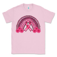 Bubblegum Pink breast cancer rainbow Classic Tee - AdoDesignShop