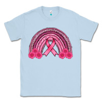 Dusty Blue breast cancer rainbow Classic Tee - AdoDesignShop