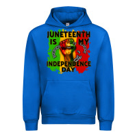 Cobalt juneteenth is my independence day cowgirl Urban Hoodie - CowGirlArtShop