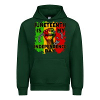 Forest Green juneteenth is my independence day cowgirl Urban Hoodie - CowGirlArtShop