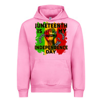 Fuchsia Pink juneteenth is my independence day cowgirl Urban Hoodie - CowGirlArtShop