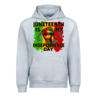 Heather Grey juneteenth is my independence day cowgirl Urban Hoodie - CowGirlArtShop