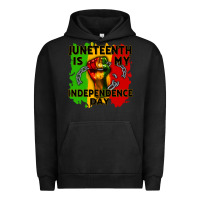 Pigment Black juneteenth is my independence day cowgirl Urban Hoodie - CowGirlArtShop