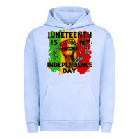 Pigment Grape Ice juneteenth is my independence day cowgirl Urban Hoodie - CowGirlArtShop