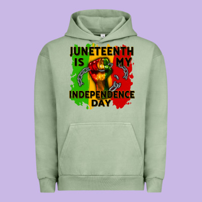 Juneteenth Is My Independence Day Cowgirl Urban Hoodie Designed By Cowgirlartshop