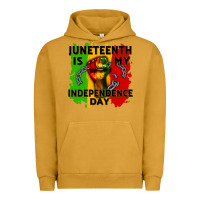 Pigment Peanut Butter juneteenth is my independence day cowgirl Urban Hoodie - CowGirlArtShop