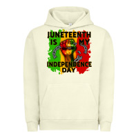 Pigment Pistachio juneteenth is my independence day cowgirl Urban Hoodie - CowGirlArtShop