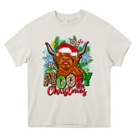 Cream mooey christmas Heavy Core Tee - Zillion Design Studio